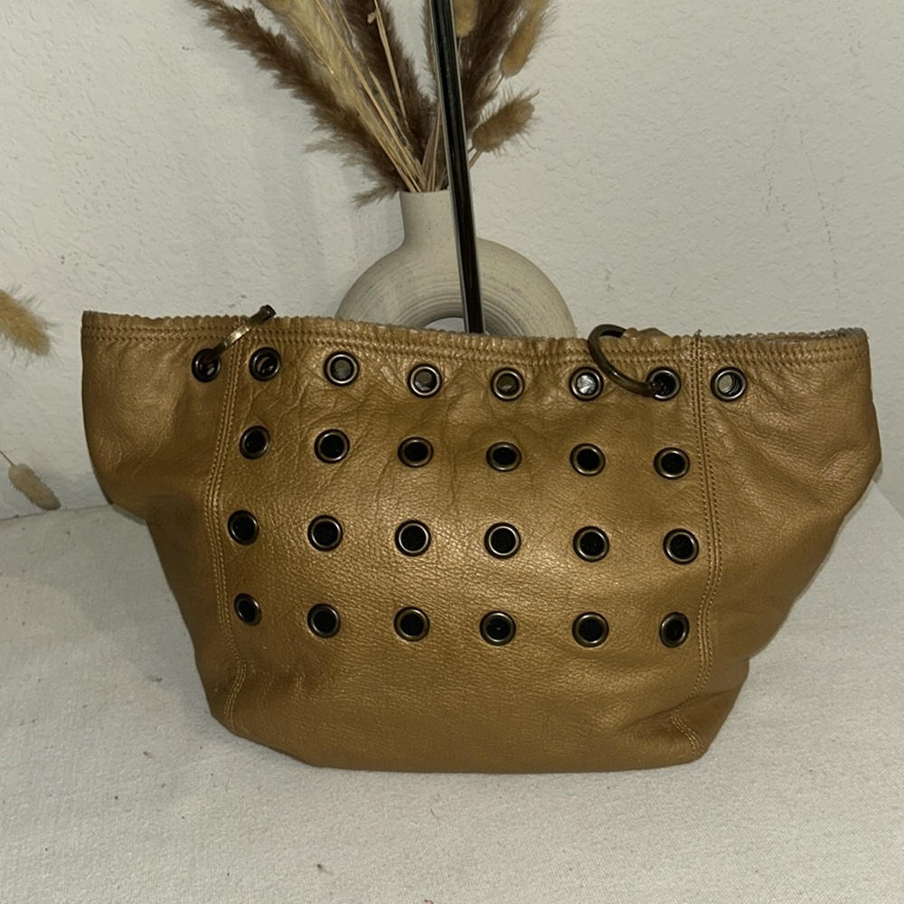 MIT MITTE Brown Leather Tote Bag - Picture 3 of 11